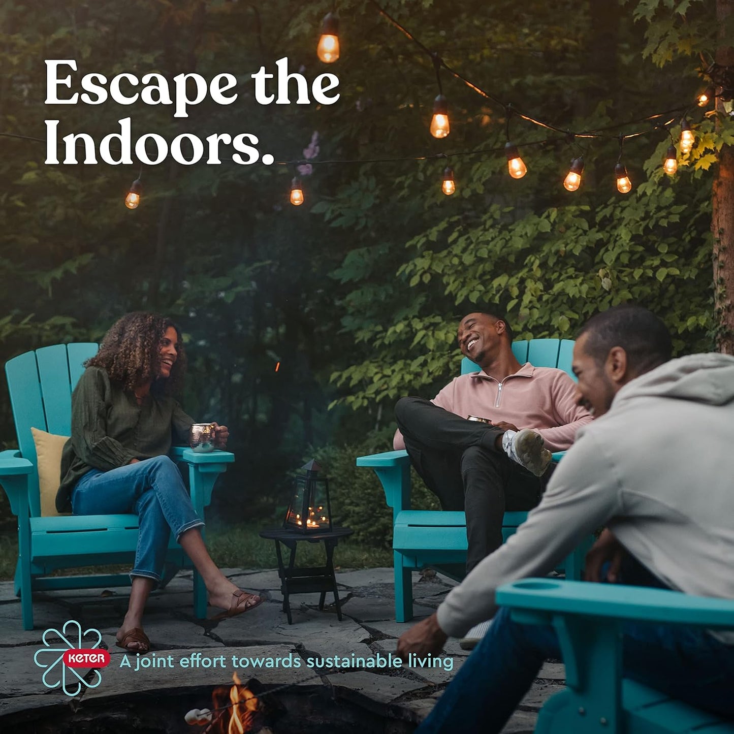 Keter Pacific Cool Bar Outdoor Patio Furniture and Hot Tub Side Table